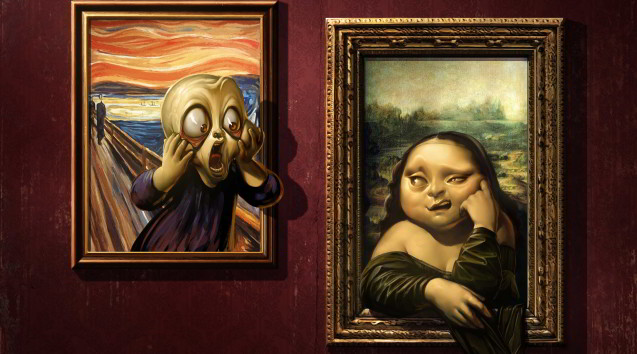 mona-lisa-scream-funny-art-2880×1800